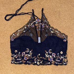 Halter crop/ bralette top